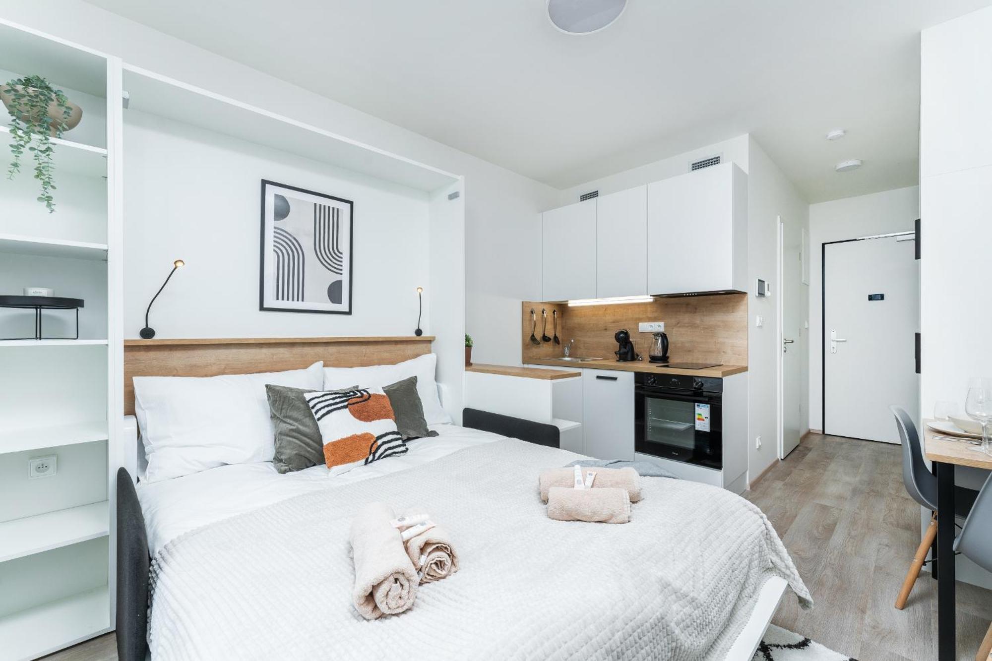 Mymozart Apartments Prague By Rentero Property מראה חיצוני תמונה