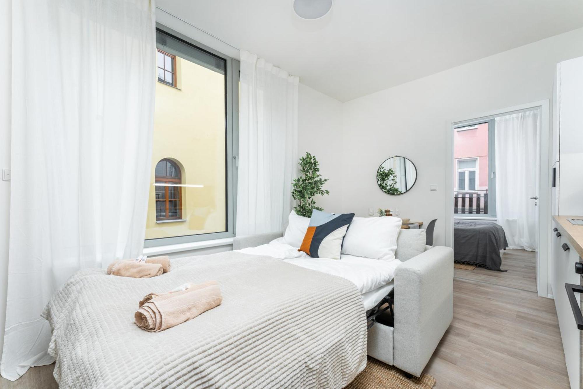 Mymozart Apartments Prague By Rentero Property מראה חיצוני תמונה